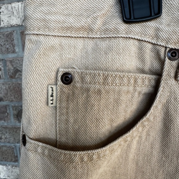 L.L. Bean Men's Jeans, Relaxed Fit, Fleece-Lined Size 34x30 - Picture 3 of 13